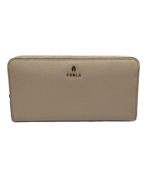 FURLA（フルラ）FURLA (フルラ) ラウンドファスナー財布 ベージュ 未使用品の古着・服飾アイテム