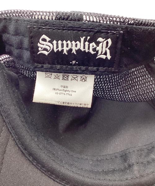 SUPPLIER（サプライヤー）SUPPLIER (サプライヤー) キャップ ブラック サイズ:FREEの古着・服飾アイテム