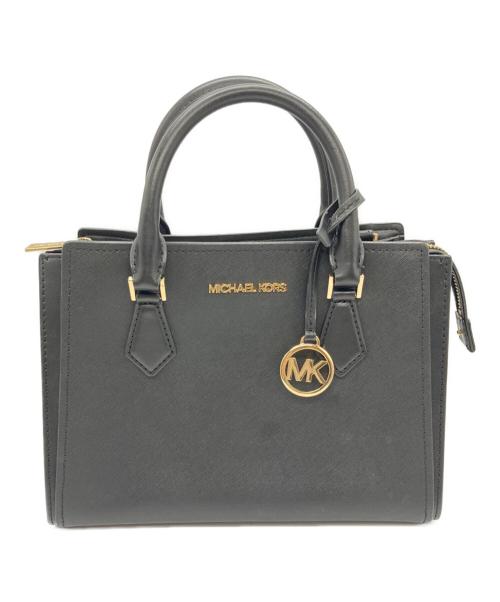 MICHAEL KORS（マイケルコース）MICHAEL KORS (マイケル・コース) ハンドバッグ ブラックの古着・服飾アイテム