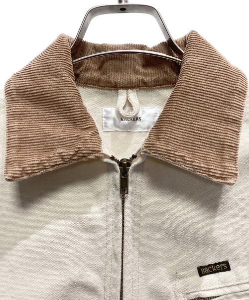 BACKERS（バッカーズ）BACKERS (バッカーズ) ワークジャケット アイボリー サイズ:FREEの古着・服飾アイテム