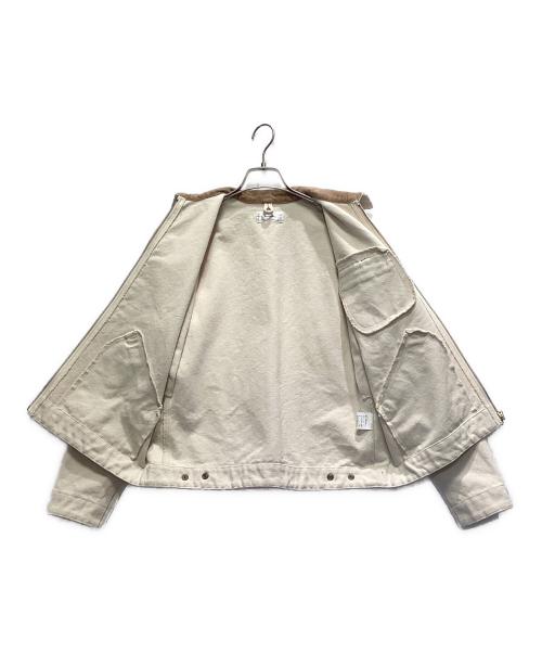 BACKERS（バッカーズ）BACKERS (バッカーズ) ワークジャケット アイボリー サイズ:FREEの古着・服飾アイテム