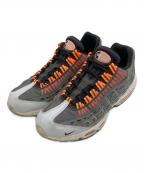 NIKEナイキ）の古着「スニーカー」｜グレー×オレンジ