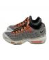 NIKE (ナイキ) スニーカー グレー×オレンジ サイズ:27.5：7000円