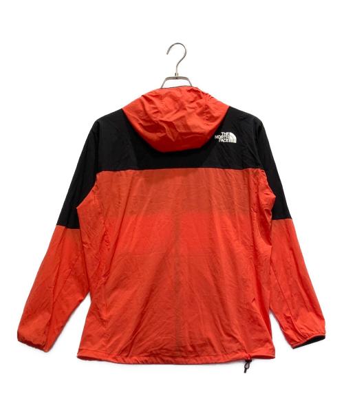 THE NORTH FACE（ザ ノース フェイス）THE NORTH FACE (ザ ノース フェイス) エニータイムウィンドフーディ レッド×ブラック サイズ:Mの古着・服飾アイテム