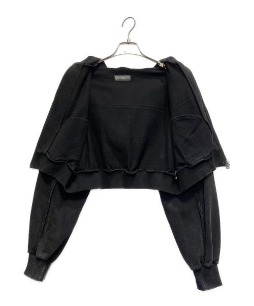 HARE（ハレ）HARE (ハレ) ジップパーカー ブラック サイズ:FREEの古着・服飾アイテム