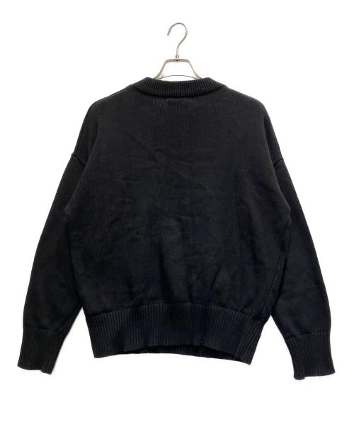 ami（アミ）ami (アミ) Alexandre Mattiussi 厚手ニット ブラック サイズ:不明の古着・服飾アイテム