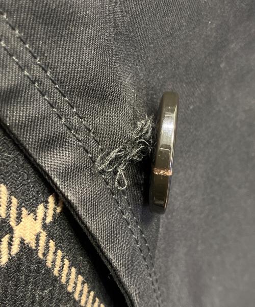 BURBERRY BLUE LABEL（バーバリー ブルー レーベル）BURBERRY BLUE LABEL (バーバリー ブルー レーベル) トレンチコート ブラック サイズ:Lの古着・服飾アイテム