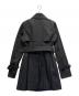 BURBERRY BLUE LABEL (バーバリー ブルー レーベル) トレンチコート ブラック サイズ:L：10000円