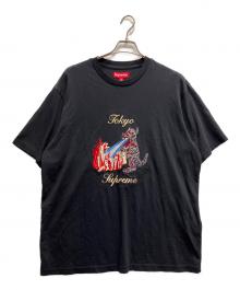 SUPREME（シュプリーム）の古着「半袖カットソー」｜ブラック