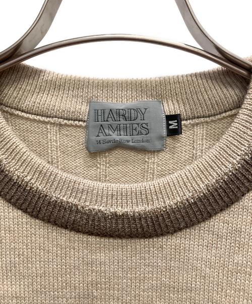 HARDY AMIES（ハーディ エイミス）HARDY AMIES (ハーディ エイミス) 厚手ニット ベージュ サイズ:Mの古着・服飾アイテム