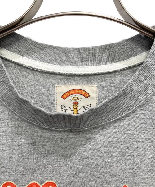 mambo（マンボー）mambo (マンボー) 半袖カットソー グレー サイズ:Lの古着・服飾アイテム