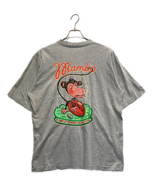 mambo（マンボー）mambo (マンボー) 半袖カットソー グレー サイズ:Lの古着・服飾アイテム