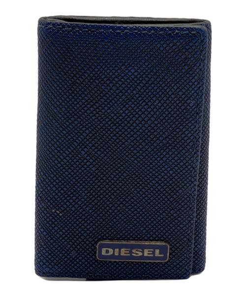 DIESEL（ディーゼル）DIESEL (ディーゼル) キーケース ネイビーの古着・服飾アイテム