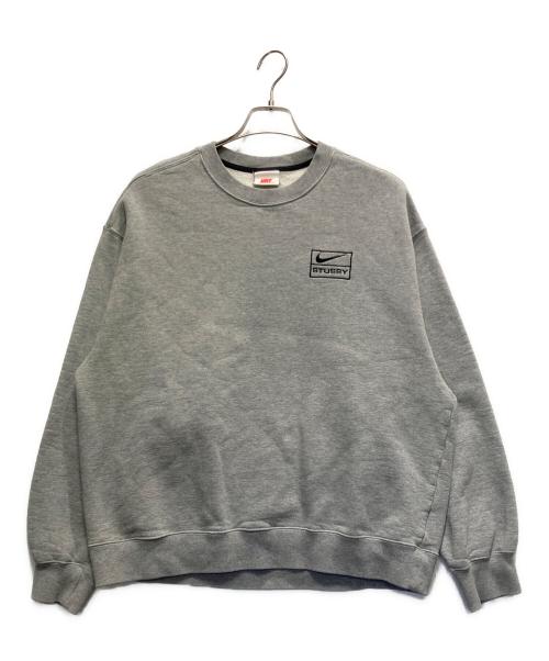NIKE（ナイキ）NIKE (ナイキ) stussy (ステューシー) スウェット ライトグレー サイズ:Mの古着・服飾アイテム
