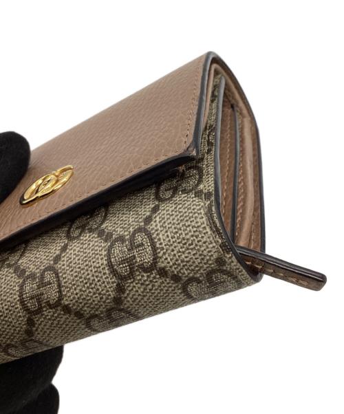 GUCCI（グッチ）GUCCI (グッチ) 2つ折り財布 ベージュの古着・服飾アイテム