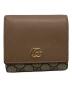 GUCCI（グッチ）の古着「2つ折り財布」｜ベージュ