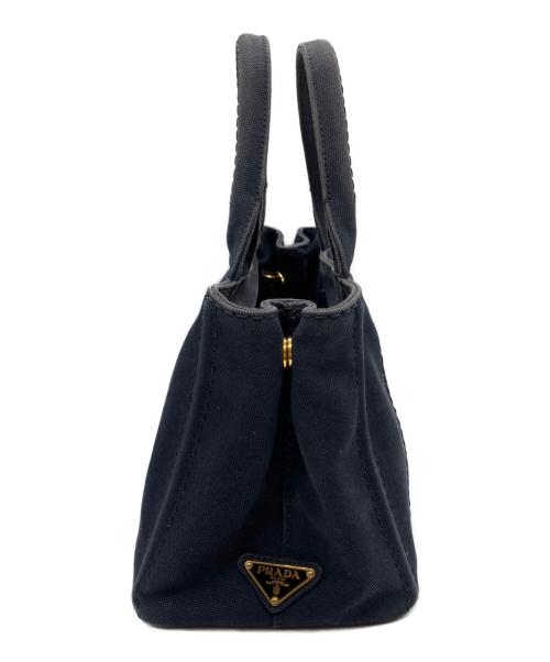 PRADA（プラダ）PRADA (プラダ) 2WAYバッグ ネイビーの古着・服飾アイテム