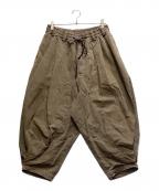 ARTEFACTアーティファクト）の古着「サルエルカーゴパンツ」｜オリーブ