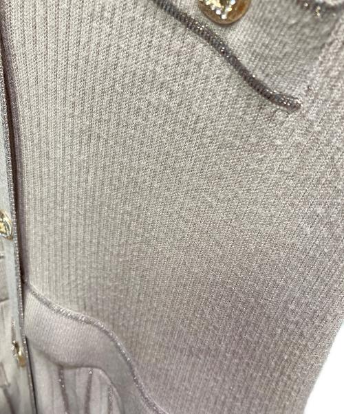 HER LIP TO（ハーリップトゥ）HER LIP TO (ハーリップトゥ) ニットワンピース ベージュ サイズ:Mの古着・服飾アイテム