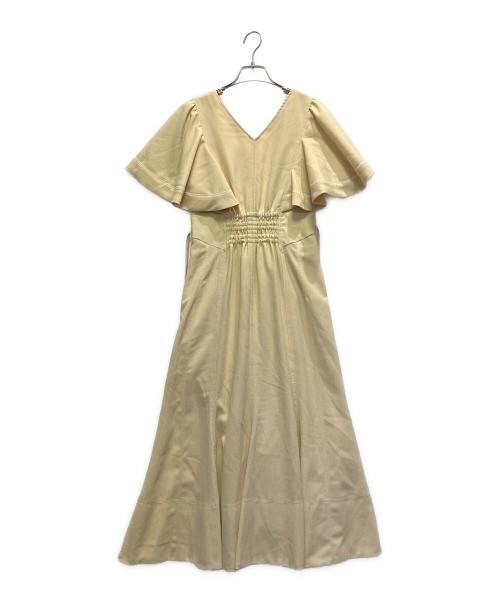 HER LIP TO（ハーリップトゥ）HER LIP TO (ハーリップトゥ) 半袖ワンピース カーキ サイズ:Sの古着・服飾アイテム