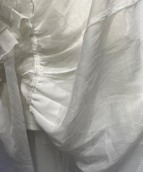 ANDMARY（アンドマリー）ANDMARY (アンドマリー) 長袖ワンピース ホワイト サイズ:FREEの古着・服飾アイテム