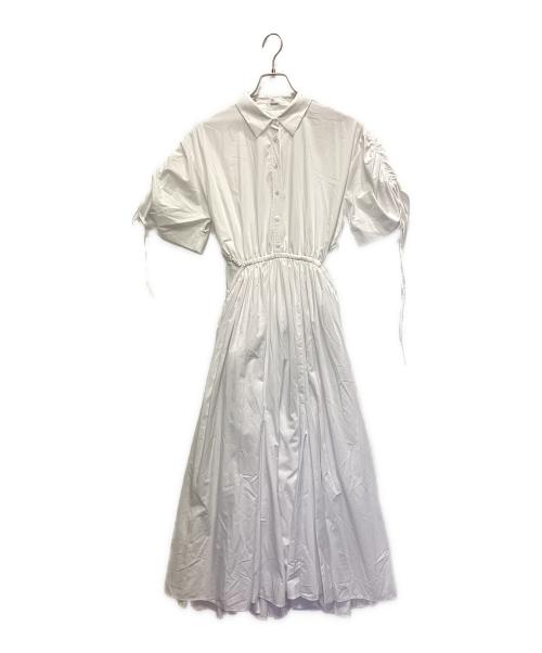 Snidel（スナイデル）Snidel (スナイデル) 半袖ワンピース ホワイトの古着・服飾アイテム