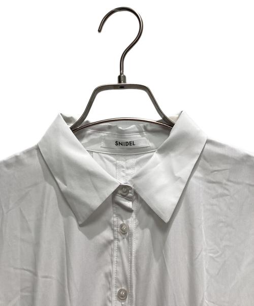 Snidel（スナイデル）Snidel (スナイデル) 半袖ワンピース ホワイトの古着・服飾アイテム
