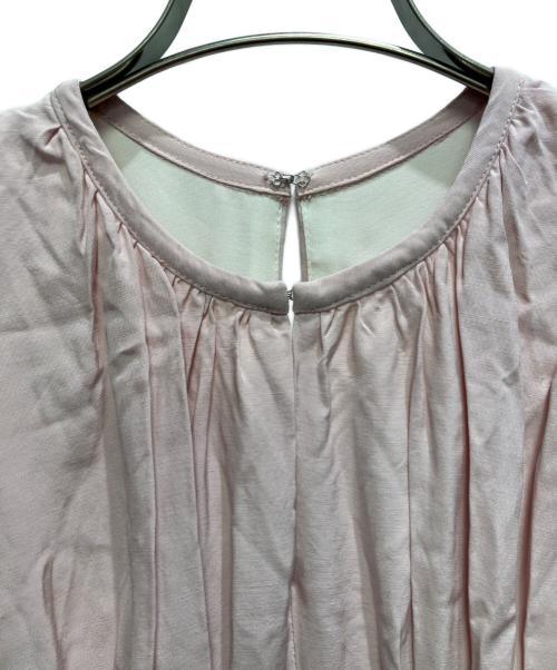 HER LIP TO（ハーリップトゥ）Her lip to (ハーリップトゥ) 半袖ワンピース ピンク サイズ:Sの古着・服飾アイテム