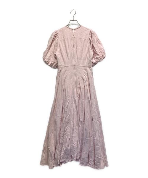 HER LIP TO（ハーリップトゥ）Her lip to (ハーリップトゥ) 半袖ワンピース ピンク サイズ:Sの古着・服飾アイテム