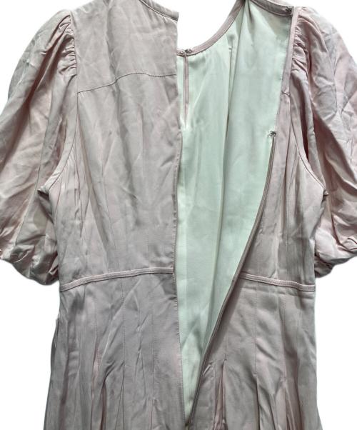 HER LIP TO（ハーリップトゥ）Her lip to (ハーリップトゥ) 半袖ワンピース ピンク サイズ:Sの古着・服飾アイテム