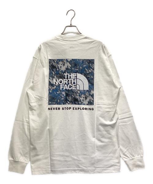 THE NORTH FACE（ザ ノース フェイス）THE NORTH FACE (ザ ノース フェイス) 長袖Tシャツ ホワイト サイズ:L 未使用品の古着・服飾アイテム
