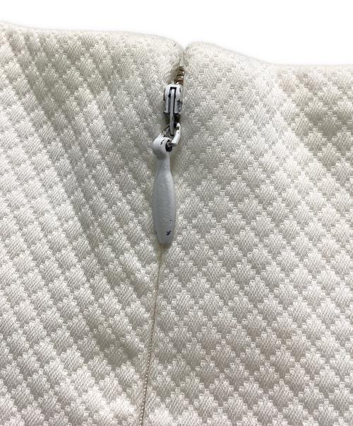 Christian Dior（クリスチャン ディオール）Christian Dior (クリスチャン ディオール) 半袖ワンピース ホワイト サイズ:Mの古着・服飾アイテム