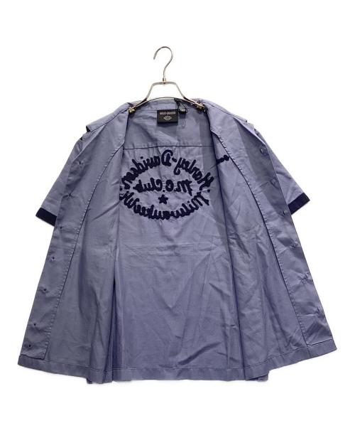 HARLEY-DAVIDSON（ハーレーダビッドソン）HARLEY-DAVIDSON (ハーレーダビッドソン) 半袖シャツ スカイブルー サイズ:M 未使用品の古着・服飾アイテム