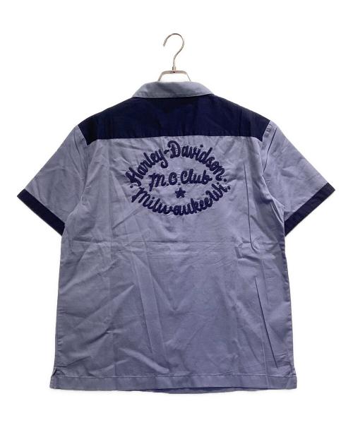 HARLEY-DAVIDSON（ハーレーダビッドソン）HARLEY-DAVIDSON (ハーレーダビッドソン) 半袖シャツ スカイブルー サイズ:M 未使用品の古着・服飾アイテム