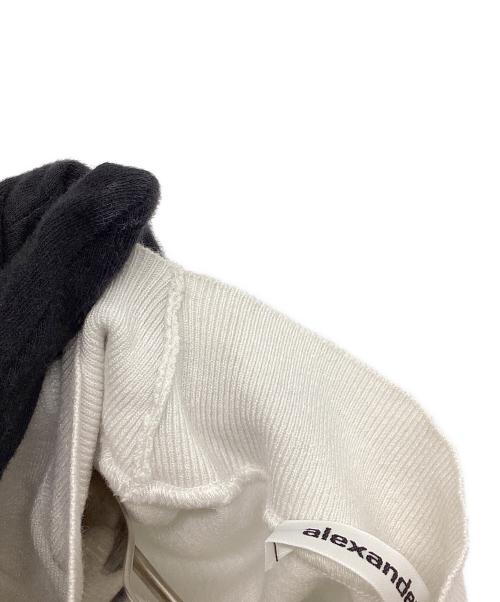 ALEXANDER WANG（アレキサンダー・ワン）ALEXANDER WANG (アレキサンダー・ワン) 半袖ニット ホワイト サイズ:XSの古着・服飾アイテム