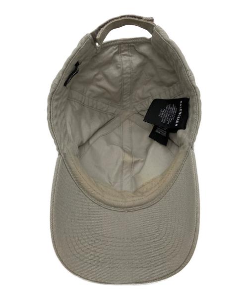 BALENCIAGA（バレンシアガ）BALENCIAGA (バレンシアガ) ロゴキャップ ライトグレー サイズ:Lの古着・服飾アイテム