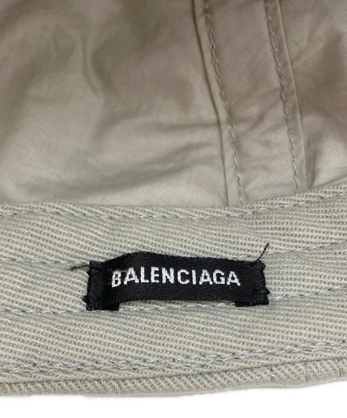 BALENCIAGA（バレンシアガ）BALENCIAGA (バレンシアガ) ロゴキャップ ライトグレー サイズ:Lの古着・服飾アイテム
