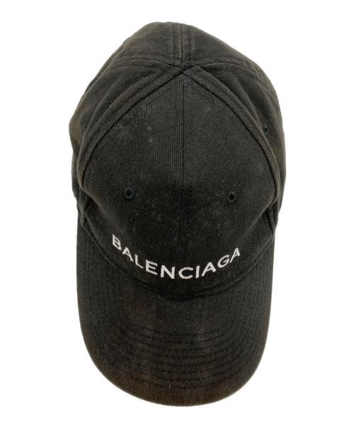 BALENCIAGA（バレンシアガ）BALENCIAGA (バレンシアガ) キャップ ブラック サイズ:Lの古着・服飾アイテム