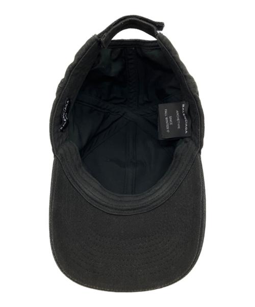 BALENCIAGA（バレンシアガ）BALENCIAGA (バレンシアガ) キャップ ブラック サイズ:Lの古着・服飾アイテム
