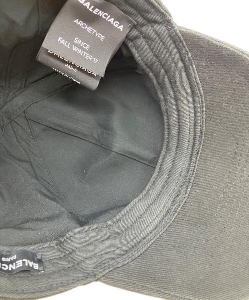 BALENCIAGA（バレンシアガ）BALENCIAGA (バレンシアガ) キャップ ブラック サイズ:Lの古着・服飾アイテム