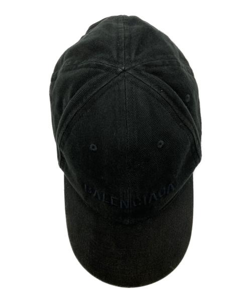 BALENCIAGA（バレンシアガ）BALENCIAGA (バレンシアガ) キャップ ブラック サイズ:Lの古着・服飾アイテム