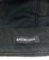 中古・古着 BALENCIAGA (バレンシアガ) キャップ ブラック サイズ:L：13000円