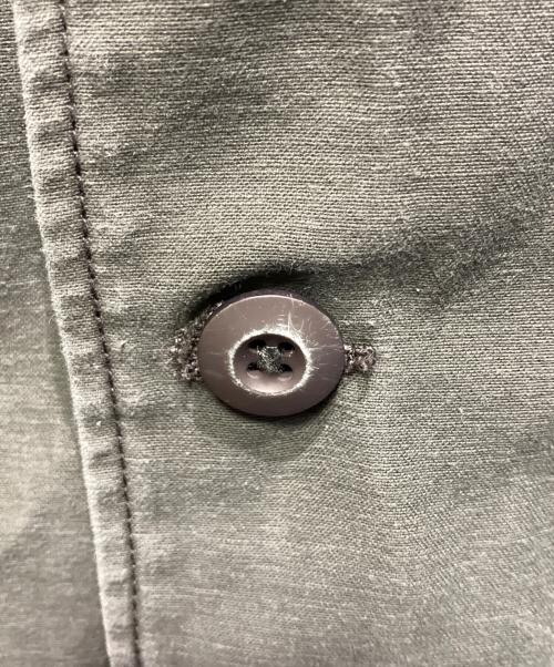 STUDIO D'ARTISAN（ステュディオダルチザン）STUDIO D'ARTISAN (ステュディオダルチザン) ミリタリーシャツジャケット グリーン サイズ:38の古着・服飾アイテム