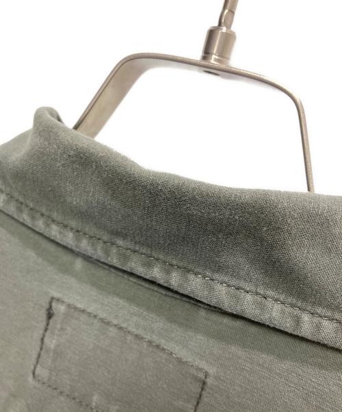 STUDIO D'ARTISAN（ステュディオダルチザン）STUDIO D'ARTISAN (ステュディオダルチザン) ミリタリーシャツジャケット グリーン サイズ:38の古着・服飾アイテム