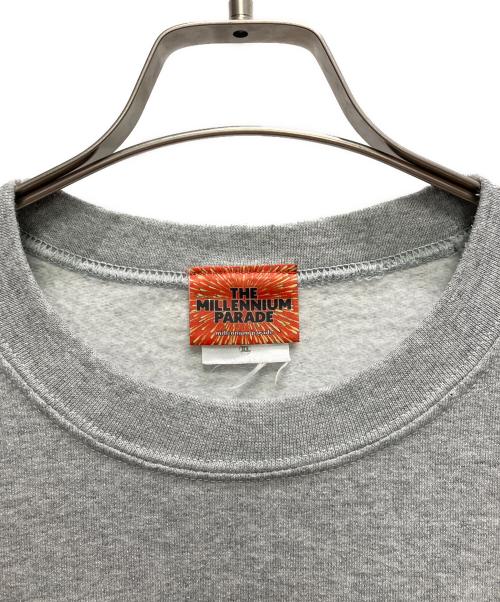 THEMILLENNIUMPARADE（ザ・ミレニアム・パレード）THEMILLENNIUMPARADE (ザ・ミレニアム・パレード) スウェット グレー サイズ:XLの古着・服飾アイテム