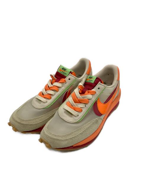 NIKE（ナイキ）NIKE (ナイキ) sacai (サカイ) CLOT (クロット) スニーカー オレンジ サイズ:27.5の古着・服飾アイテム