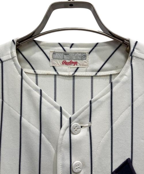 RAWLINGS（ローリングス）RAWLINGS (ローリングス) 半袖シャツ ホワイト サイズ:LLの古着・服飾アイテム