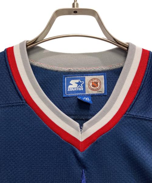 STARTER（スターター）STARTER (スターター) 半袖シャツ ネイビー サイズ:Lの古着・服飾アイテム