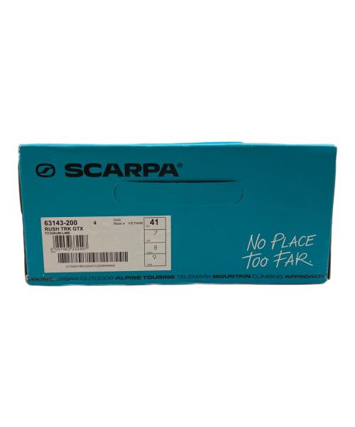 SCARPA（スカルパ）SCARPA (スカルパ) トレッキングシューズ ブラック×イエロー サイズ:26の古着・服飾アイテム