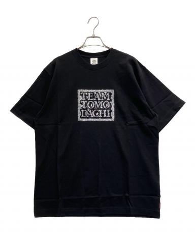 【入手困難✨】ブラックアイパッチ 取扱注意 チーム友達 半袖Tシャツ 黒 XL 中古・古着通販】BlackEyePatch (ブラックアイパッチ) チーム友達 半袖